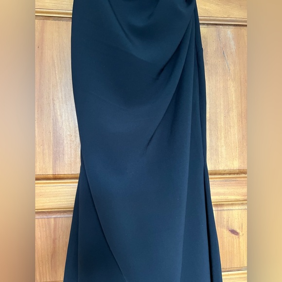 Jovani 06403 Black Ruched Dress without Wrap - Picture 10 of 14